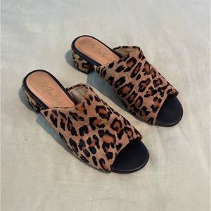 Matisse Cheetah Print Block Heel Sandal